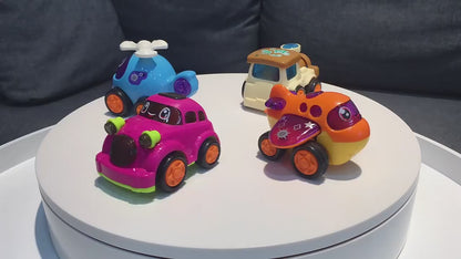 ToyZone™ Cartoon Car Box (12 Pcs)