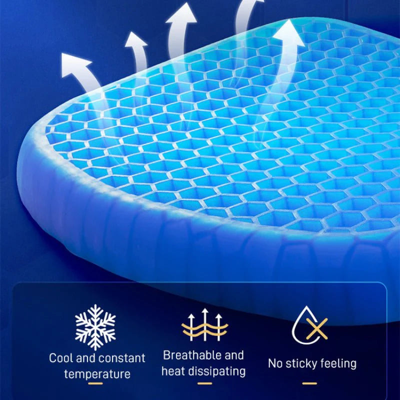 ToyZone™ Silicone Ice Pad Insulated Car Seat Cushion